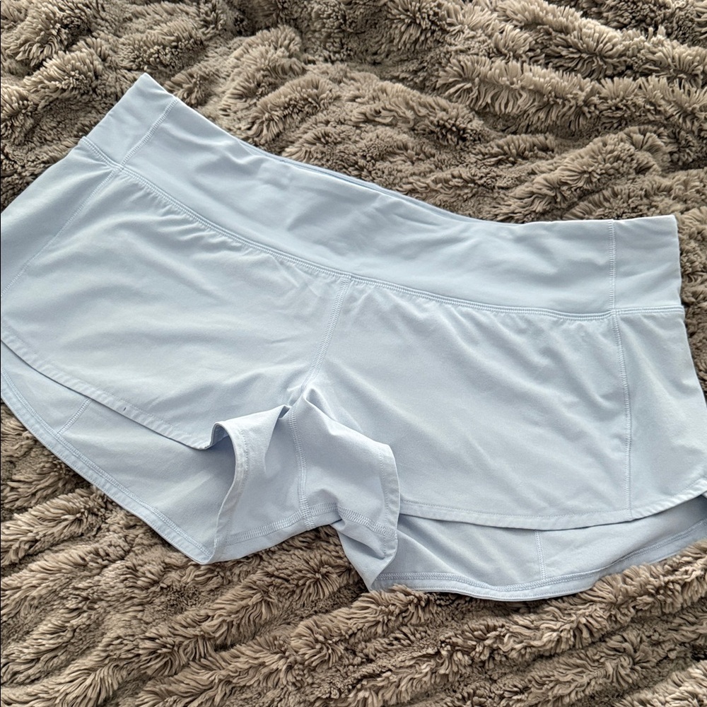 Light Blue lululemon Athletic Shorts